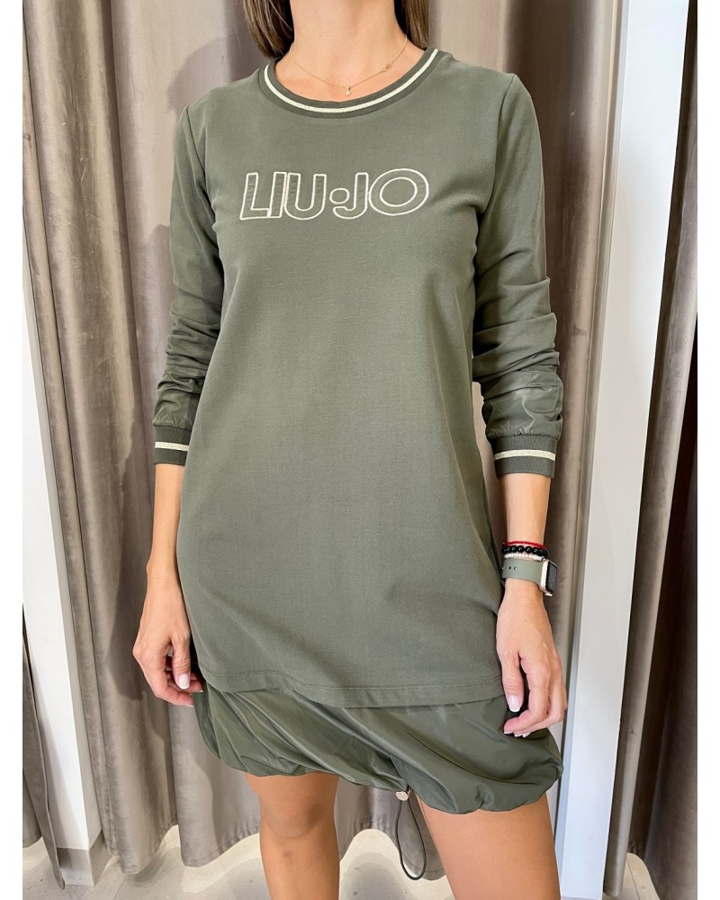 VESTIDO MUJER FELPA KAKI LIU-JO LIU-JO VESTIDO MUJER FELPA KAKI LIU-JO LIU-JO