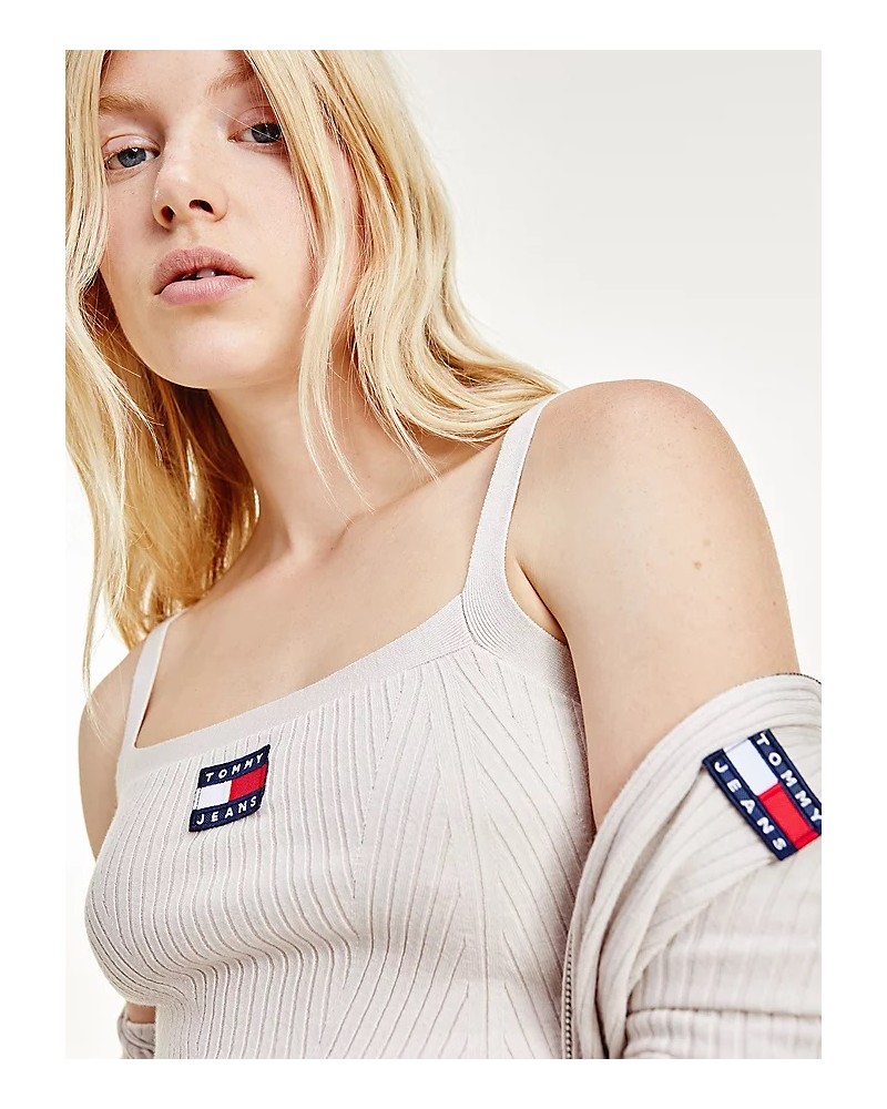 TOP PUNTO BEIGE TOMMY JEANS TOMMY JEANS TOP PUNTO BEIGE TOMMY JEANS TOMMY JEANS