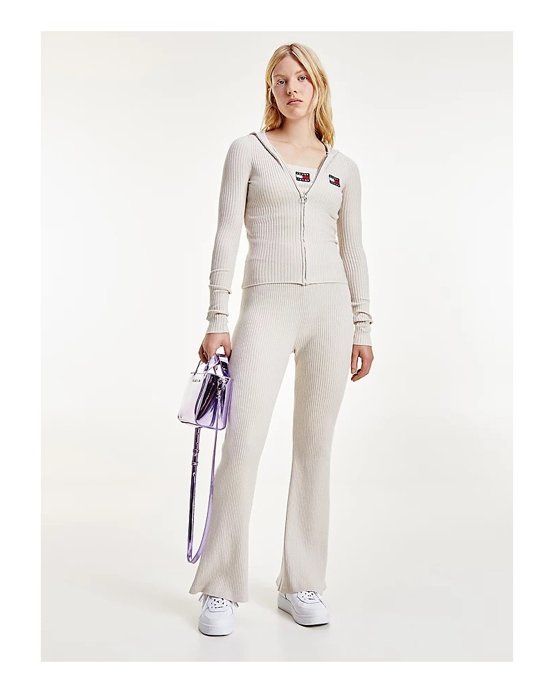CARDIGAN CREMALLERA PUNTO BEIGE MUJER TOMMY JEANS TOMMY JEANS CARDIGAN CREMALLERA PUNTO BEIGE MUJER TOMMY JEANS TOMMY JEANS
