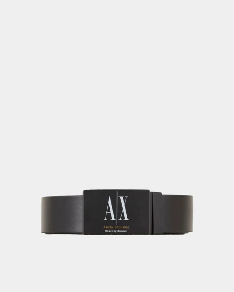 Cinturón Hombre Negro Armani Exchange Reversible ARMANI EXCHANGE Cinturón Hombre Negro Armani Exchange Reversible ARMANI EXCHANGE