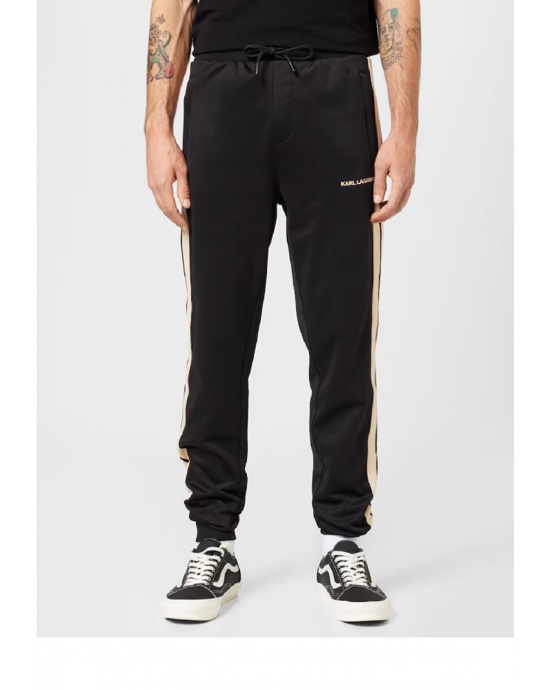 PANTALON HOMBRE KARL LAGERFELD NEGRO BANDA BEIGE KARL LAGERFELD PANTALON HOMBRE KARL LAGERFELD NEGRO BANDA BEIGE KARL LAGERFELD