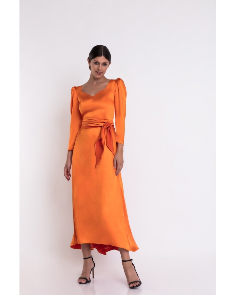 VESTIDO CÓCTEL LARGO MATILDE CANO NARANJA MATILDE CANO VESTIDO VESTIDO CÓCTEL LARGO MATILDE CANO NARANJA MATILDE CANO VESTIDO