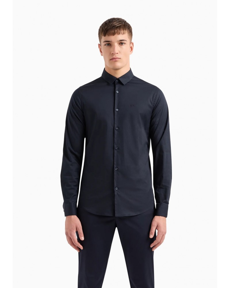 CAMISA HOMBRE ARMANI EXCHANGE MARINO 8NZC31ZN28Z ARMANI EXCHANGE CAMISA HOMBRE ARMANI EXCHANGE MARINO 8NZC31ZN28Z ARMANI EXCHANGE