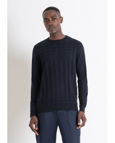 JERSEY ANTONY MORATO MEZCLA LANA AZUL MARINO MMSW01453 ANTONY MORATO