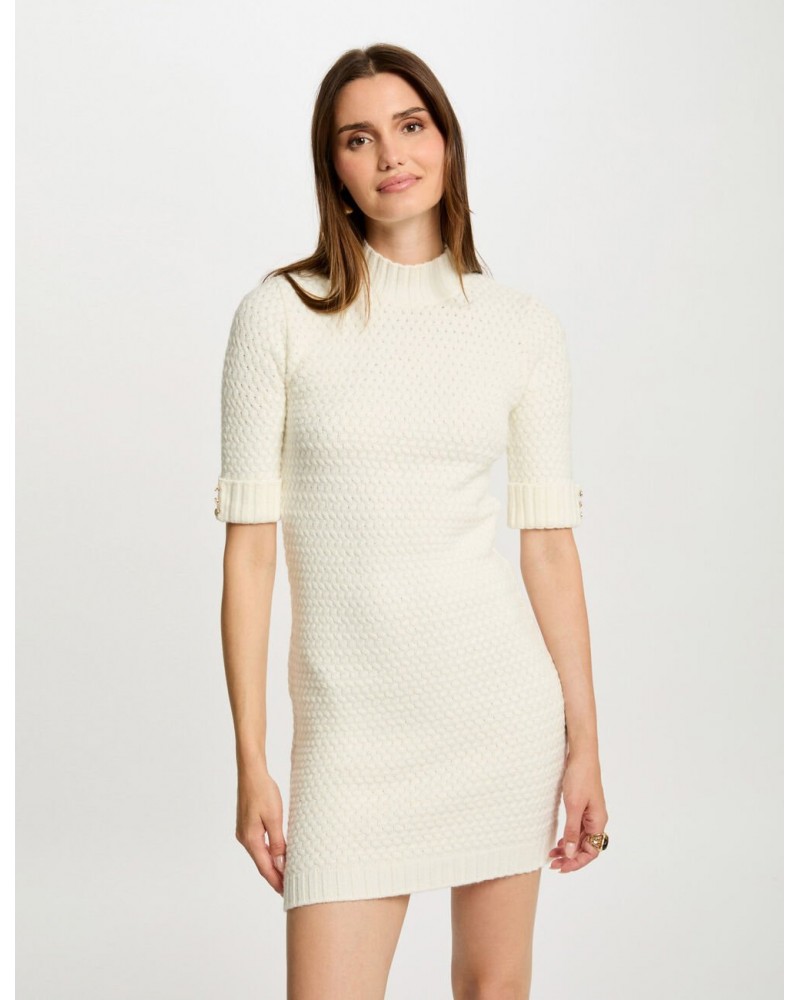 VESTIDO LANA MORGAN CRUDO MANGA CORTA RMCOURT MORGAN ROPA MUJER VESTIDO LANA MORGAN CRUDO MANGA CORTA RMCOURT MORGAN ROPA MUJER
