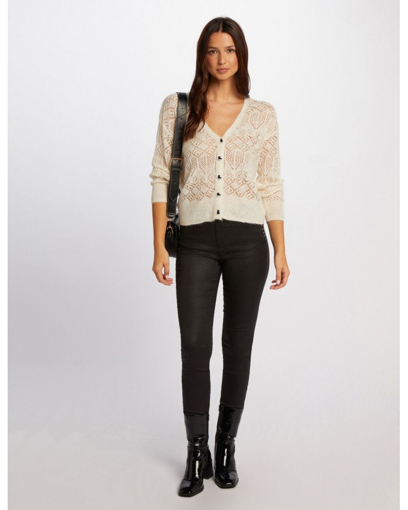 PANTALON NEGRO SATINADO MORGAN PFRASHI MORGAN ROPA MUJER PANTALON NEGRO SATINADO MORGAN PFRASHI MORGAN ROPA MUJER