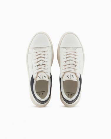 ZAPATILLAS BLANCAS ARMANI EXCHANGE XUX236 XV906 ARMANI EXCHANGE