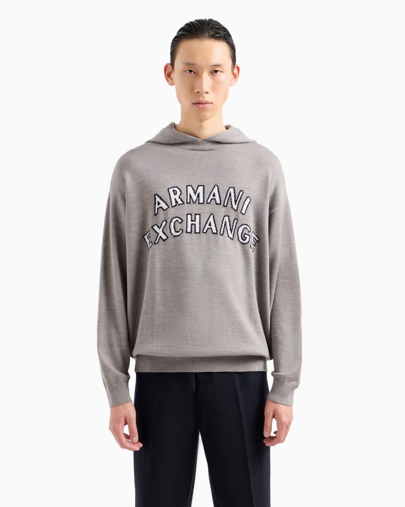 JERSEY CAPUCHA GRIS ARMANI EXCHANGE ARMANI EXCHANGE JERSEY CAPUCHA GRIS ARMANI EXCHANGE ARMANI EXCHANGE