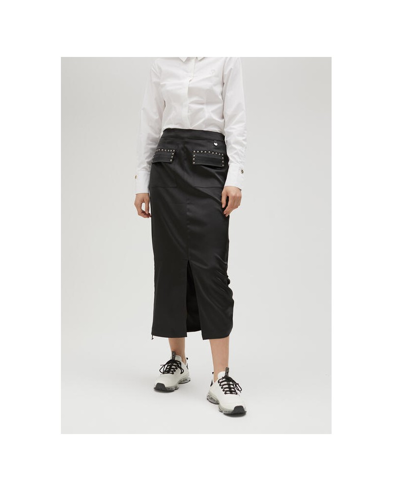 FALDA LARGA SATINADA TACHAS NEGRO LOLA CASADEMUNT LS2508002 LOLA CASADEMUNT FALDA LARGA SATINADA TACHAS NEGRO LOLA CASADEMUNT LS2508002 LOLA CASADEMUNT