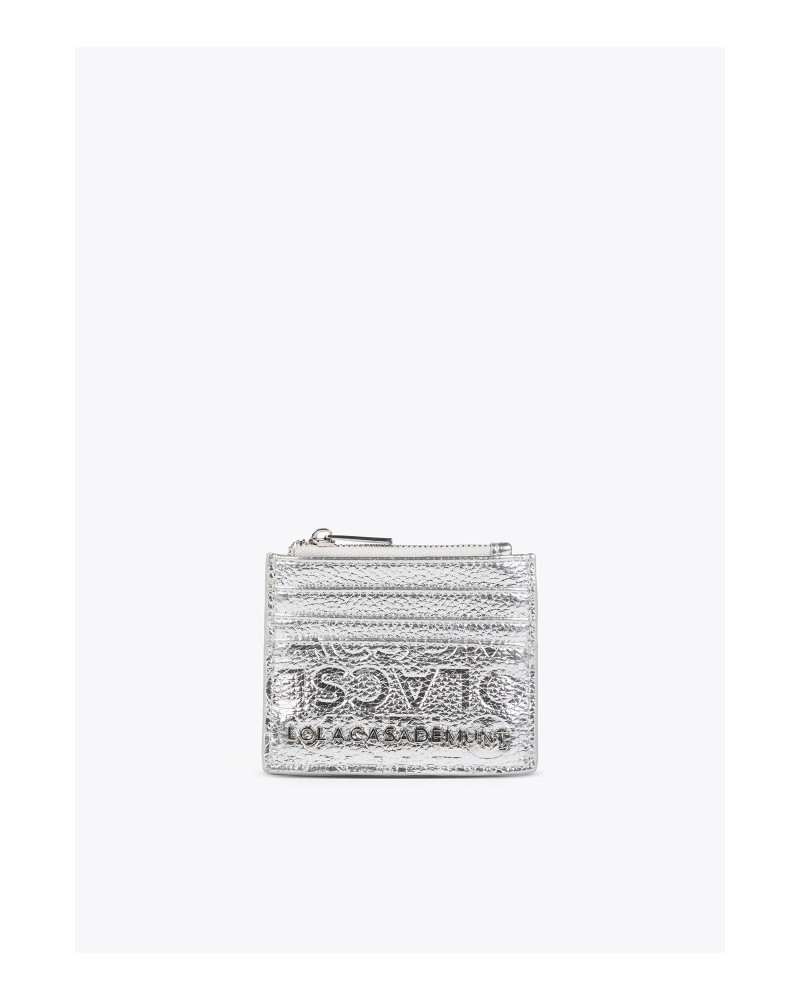 TARJETERO EFECTO PIEL MONOGRAMA PLATA LOLA CASADEMUNT LS2512014 LOLA CASADEMUNT TARJETERO EFECTO PIEL MONOGRAMA PLATA LOLA CASADEMUNT LS2512014 LOLA CASADEMUNT