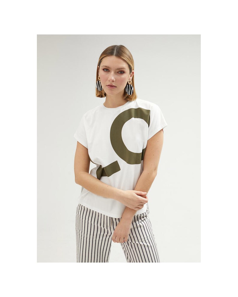 CAMISETA LOLA BLANCO-VERDE LOLA CASADEMUNT LS2515023 LOLA CASADEMUNT CAMISETA LOLA BLANCO-VERDE LOLA CASADEMUNT LS2515023 LOLA CASADEMUNT