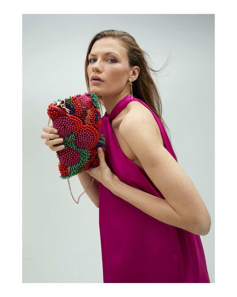 BOLSO PEDRERIA MULTICOLOR LOLA CASADEMUNT MS2504021 LOLA CASADEMUNT BOLSO PEDRERIA MULTICOLOR LOLA CASADEMUNT MS2504021 LOLA CASADEMUNT