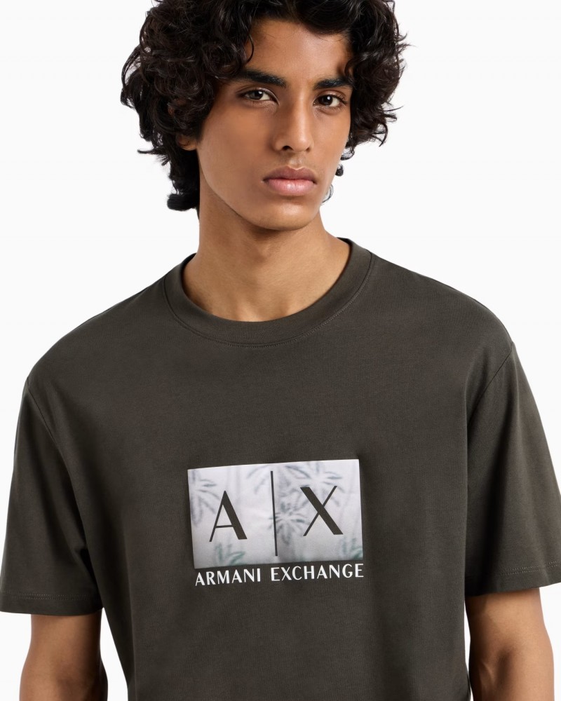 CAMISETA ESTAMPADA VERDE CAQUI ARMANI EXCHANGE ARMANI EXCHANGE CAMISETA ESTAMPADA VERDE CAQUI ARMANI EXCHANGE ARMANI EXCHANGE