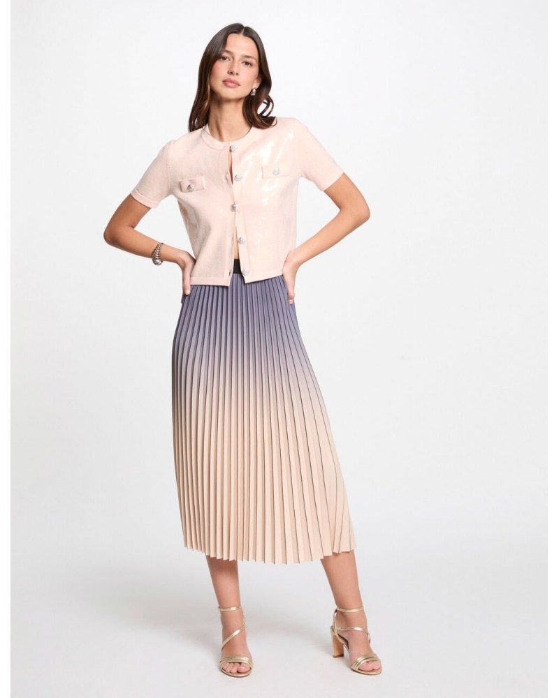 FALDA LARGA PLISADA ROSA MORGAN JSUN MORGAN ROPA MUJER FALDA LARGA PLISADA ROSA MORGAN JSUN MORGAN ROPA MUJER
