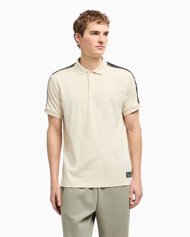 POLO BEIGE LOGO MANGAS EA7 EMPORIO ARMANI EA7 EMPORIO ARMANI POLO BEIGE LOGO MANGAS EA7 EMPORIO ARMANI EA7 EMPORIO ARMANI