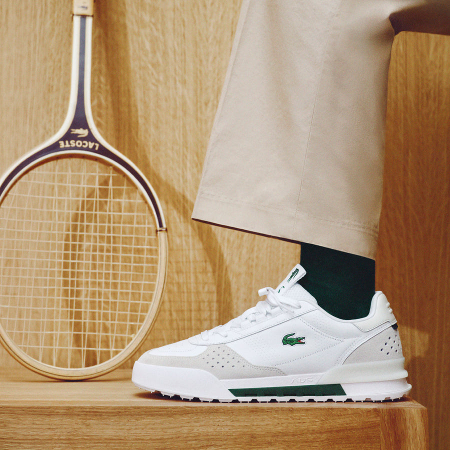 ZAPATILLAS SLAM BREAK BLANCAS EN PIEL LACOSTE