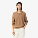 POLO CAMEL PUNTO MANGA LARGA CLASSIC FIT LACOSTE