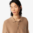 POLO CAMEL PUNTO MANGA LARGA CLASSIC FIT LACOSTE