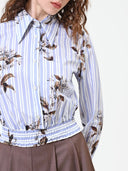 CAMISA FLOP DE RAYAS Y FLORES