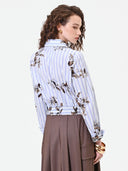 CAMISA FLOP DE RAYAS Y FLORES