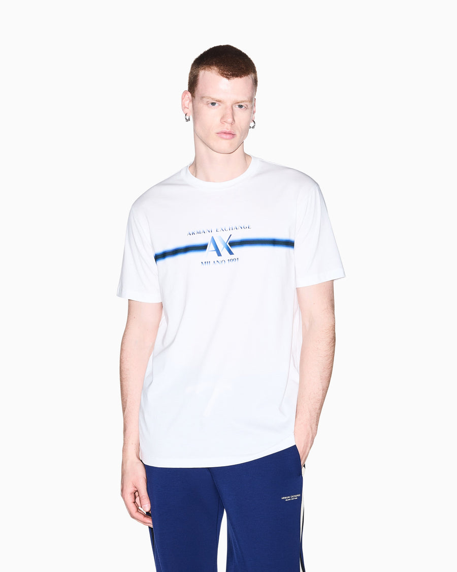 CAMISETA BLANCA REGULAR FIT ARMANI EXCHANGE