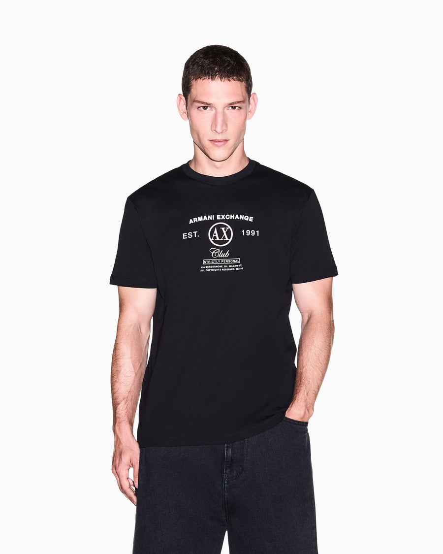 CAMISETA NEGRA REGULAR FIT ARMANI EXCHANGE