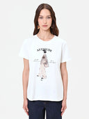 CAMISETA BLANCA CON ESTAMPADO "ATTITUDE"