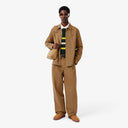 SOBRECAMISA CAMEL EN SARGA DE ALGODON LACOSTE