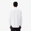 CAMISA BLANCA DE ALGODON TEXTURIZADO REGULAR FIT LACOSTE
