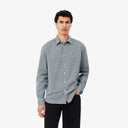 CAMISA CUADROS VICHY VERDE REGULAR FIT LACOSTE