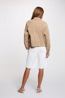 CAZADORA CORTA BEIGE MORGAN GABY