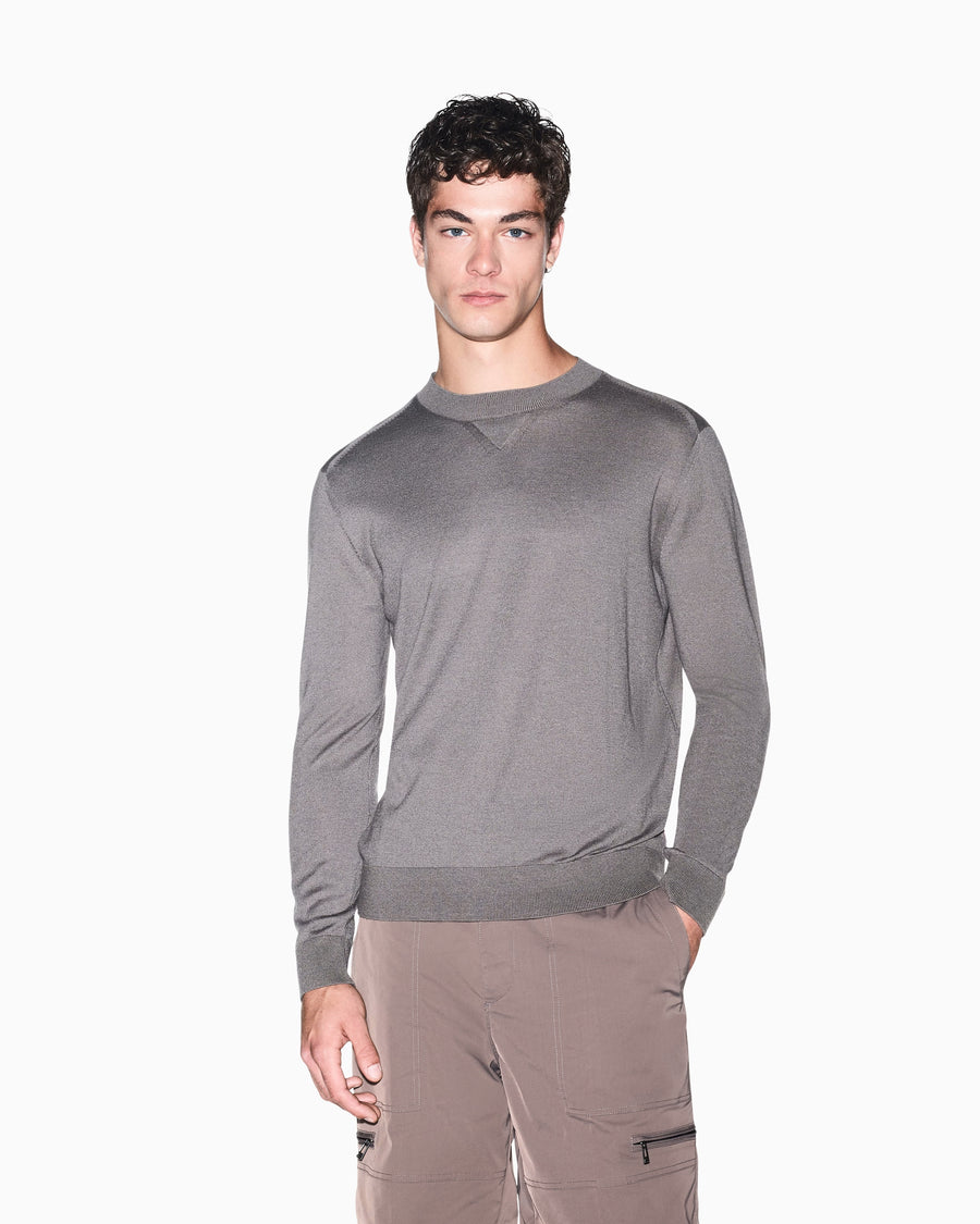 JERSEY MARRON PUNTO REGULAR FIT ARMANI EXCHANGE