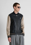 CAZADORA BOMBER COMBINADA NEGRA ANTONY MORATO
