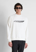 SUDADERA CRUDA RELAXED FIT CON LOGO DELANTE Y DETRAS ANTONY MORATO