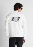 SUDADERA CRUDA RELAXED FIT CON LOGO DELANTE Y DETRAS ANTONY MORATO