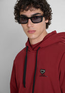 SUDADERA BURDEOS CON CAPUCHA RELAXED FIT ANTONY MORATO