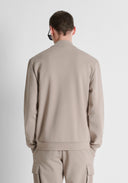 SUDADERA BEIGE REGULAR FIT EN ALGODON CON TEJIDO TECNICO ANTONY MORATO