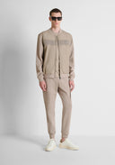 SUDADERA BEIGE REGULAR FIT EN ALGODON CON TEJIDO TECNICO ANTONY MORATO