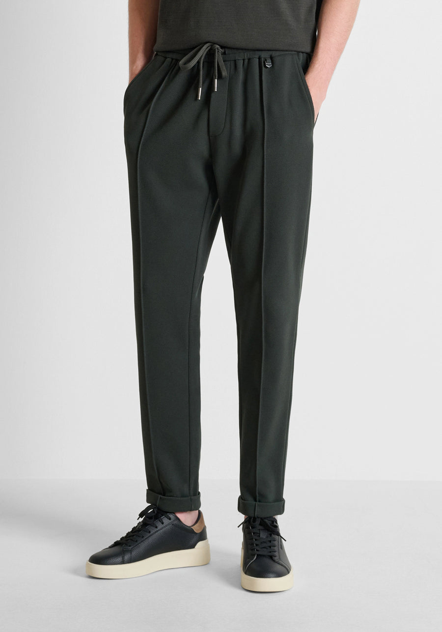 PANTALONES VERDES SLIM FIT EN SARGA ELASTICA ANTONY MORATO