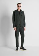 PANTALONES VERDES SLIM FIT EN SARGA ELASTICA ANTONY MORATO