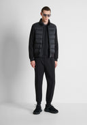 PANTALON NEGRO FELPA CON LOGO EN PLACA ANTONY MORATO