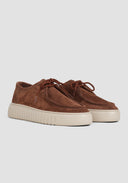 MOCASIN CON CORDONES COLOR TABACO EN ANTE  ANTONY MORATO