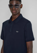 POLO AZUL MARINO REGULAR FIT EN PUNTO DE ALGODON ANTONY MORATO