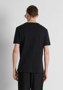 CAMISETA NEGRA REGULAR FIT CON PLACA ANTONY MORATO