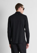 CAMISA NEGRA SLIM FIT EN ALGODON MERCERIZADO ANTONY MORATO