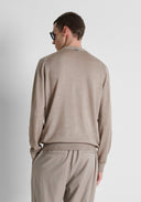 JERSEY BEIGE REGULAR FIT EN PURA LANA MERINO ANTONY MORATO