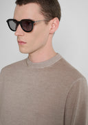 JERSEY BEIGE REGULAR FIT EN PURA LANA MERINO ANTONY MORATO