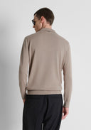 POLO DE PUNTO BEIGE REGULAR FIT MANGA LARGA ANTONY MORATO
