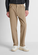 PANTALONES "BEN" BEIGE CORTE RELAJADO EN SARGA DE ALGODON ANTONY MORATO