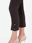 PANTALON MARRON PITILLO CON ABERTURA LATERAL RINASCIMIENTO